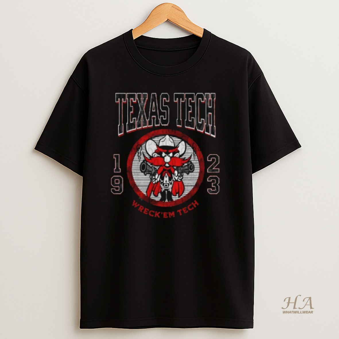 Official Texas Tech Red Raiders Wreck _e2_80_98em Tech Football Est 1923 Logo T Shirt