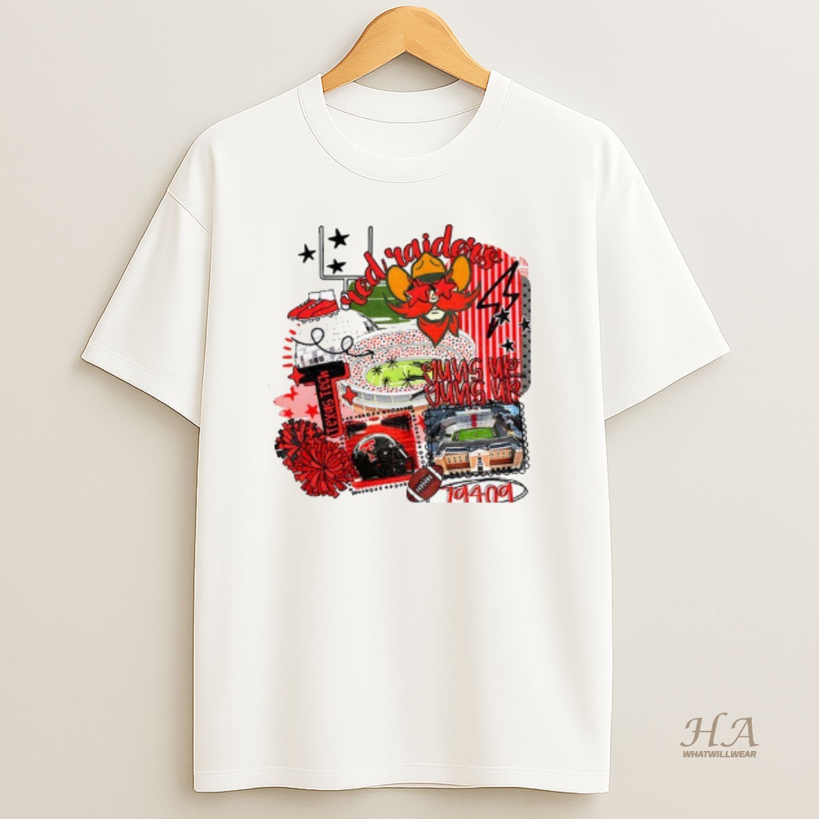 Official Texas Tech Red Raiders Mascot Game Day Football 2025 Guns Up 79409 T Shirt
