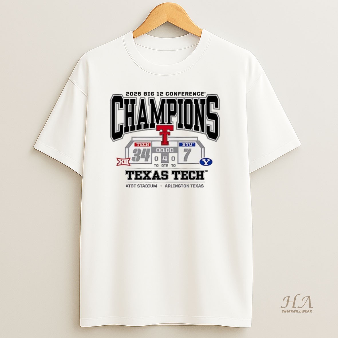 Official Texas Tech Red Raiders Vs Byu Big 12 Conference 2025 2026 T Shirt