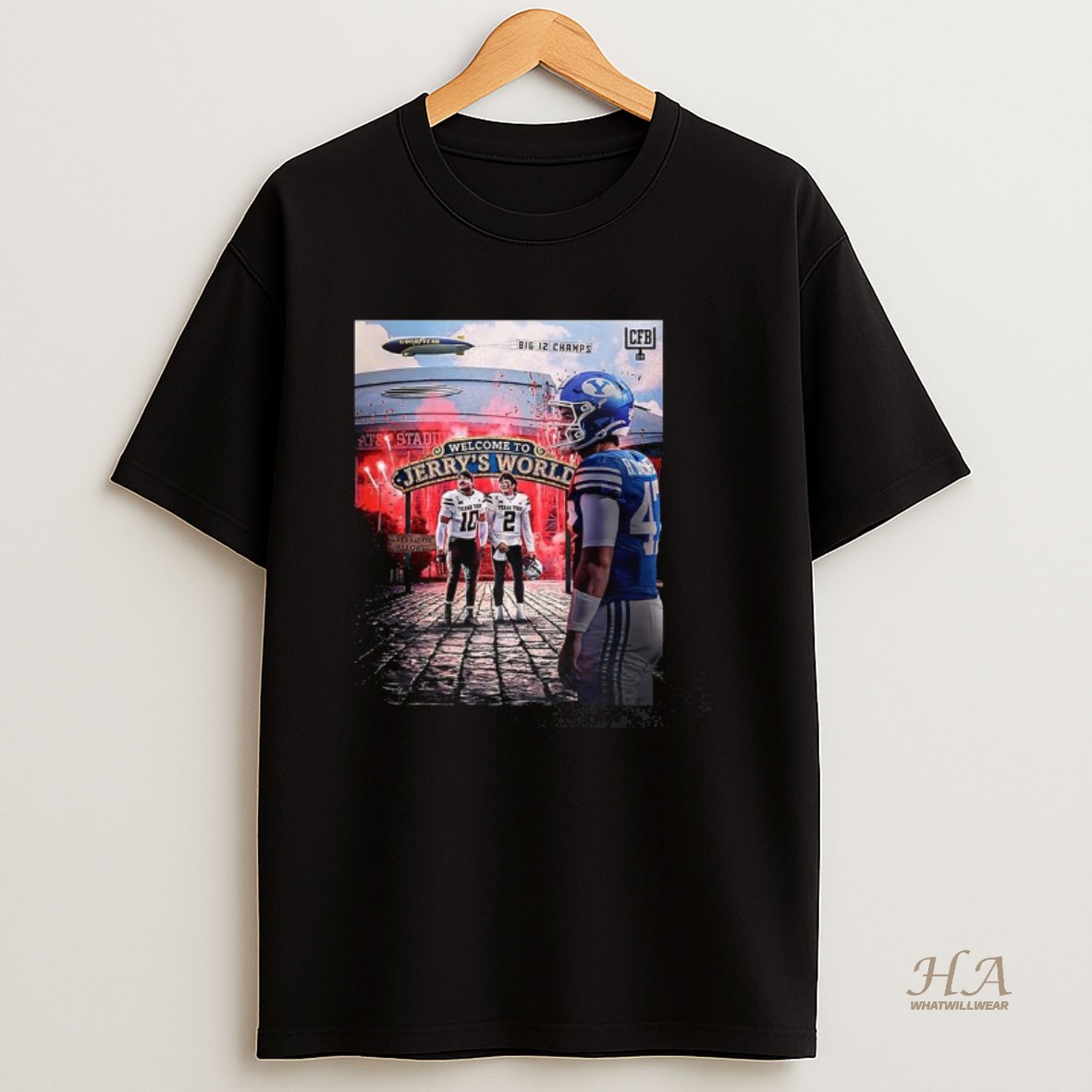 Official Texas Tech Red Raiders Welcome To Jerrys World T Shirt
