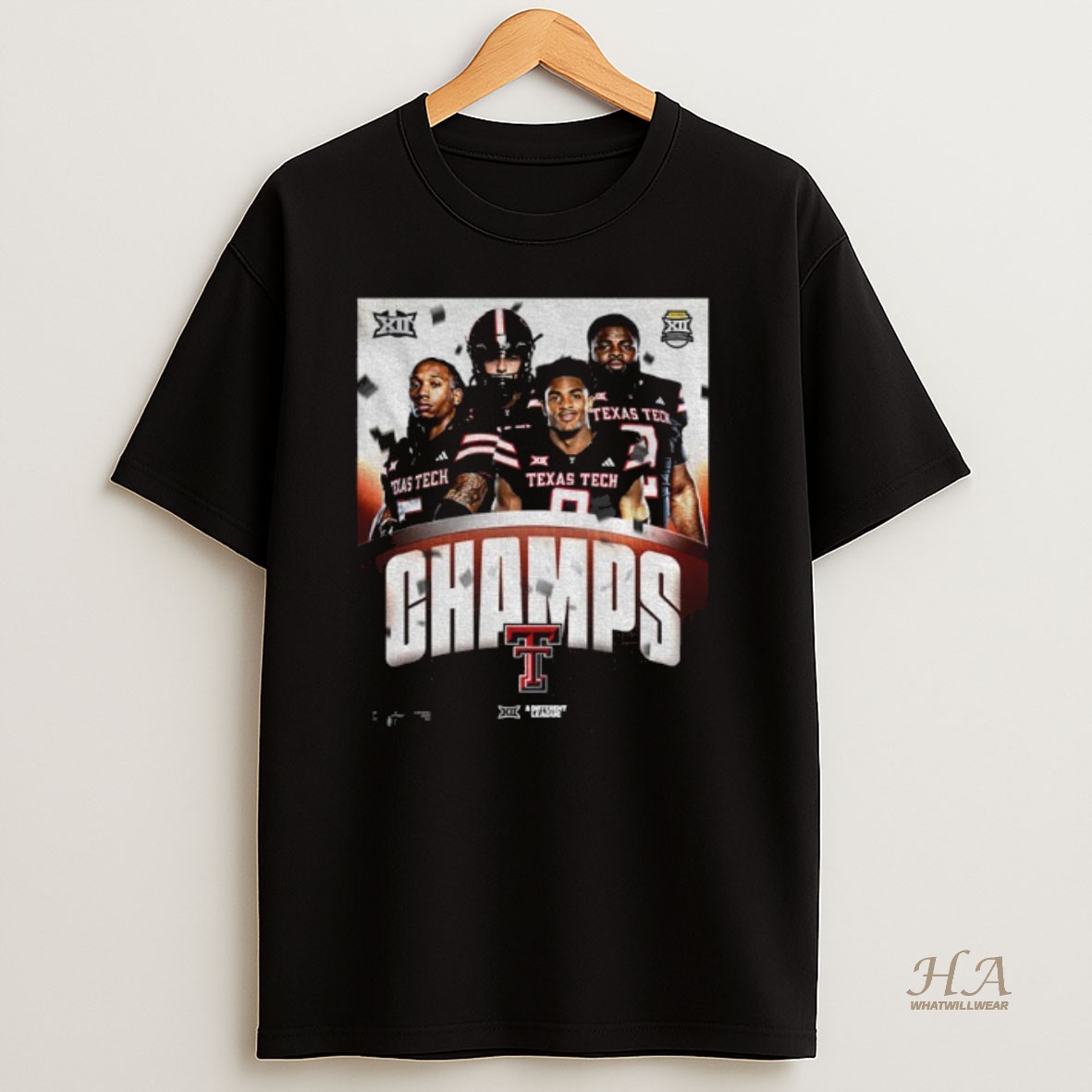 Official Texas Tech Reigns 2025 Big 12 Football Champions Shirt