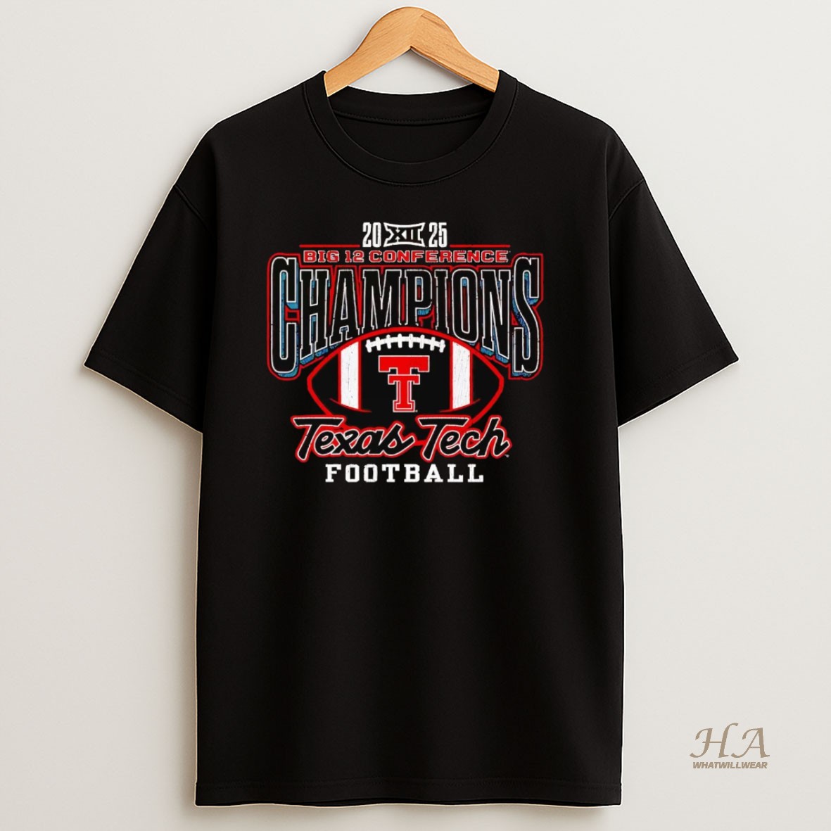 Official Texas Tech Football 2025 Big 12 Conference Champions T Shirt