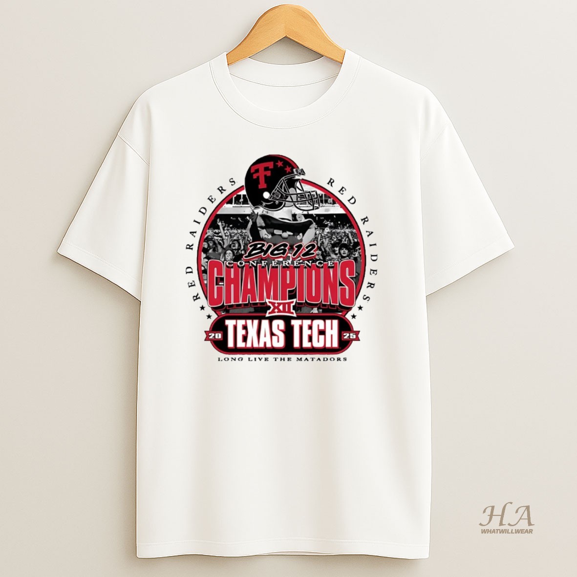Official Texas Tech Football 2025 Big 12 Conference Champions Long Live The Matadors T Shirt