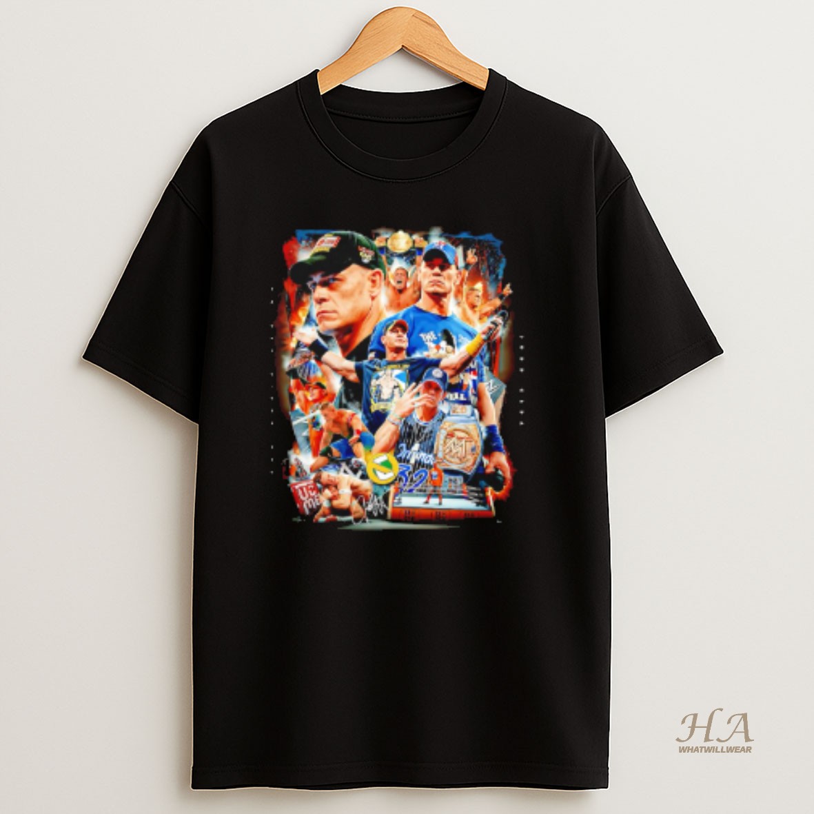 Official Thank You John Cena 17x World 5x U S T Shirt