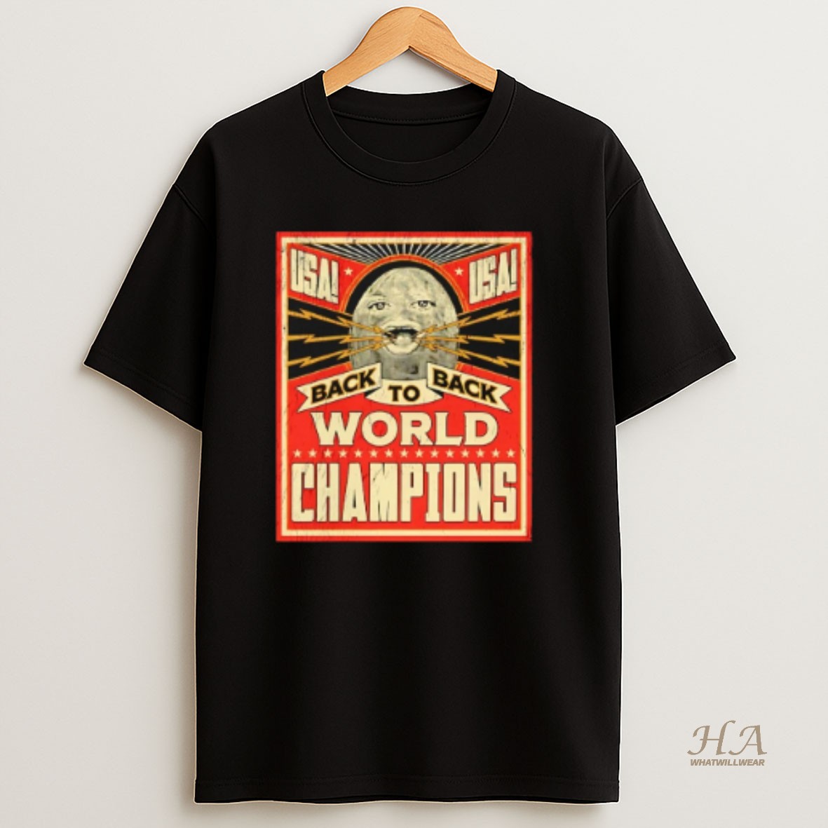 Official The Burnt Peanut Usa Back To Back World Champions T Shirt
