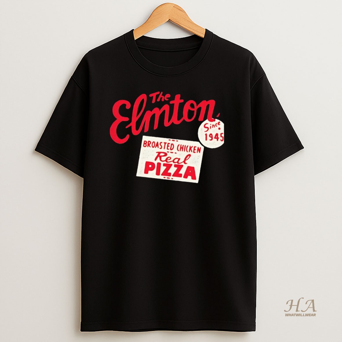 Official The Elmton Broasted Chicken Real Pizza Since 1945 Shirt