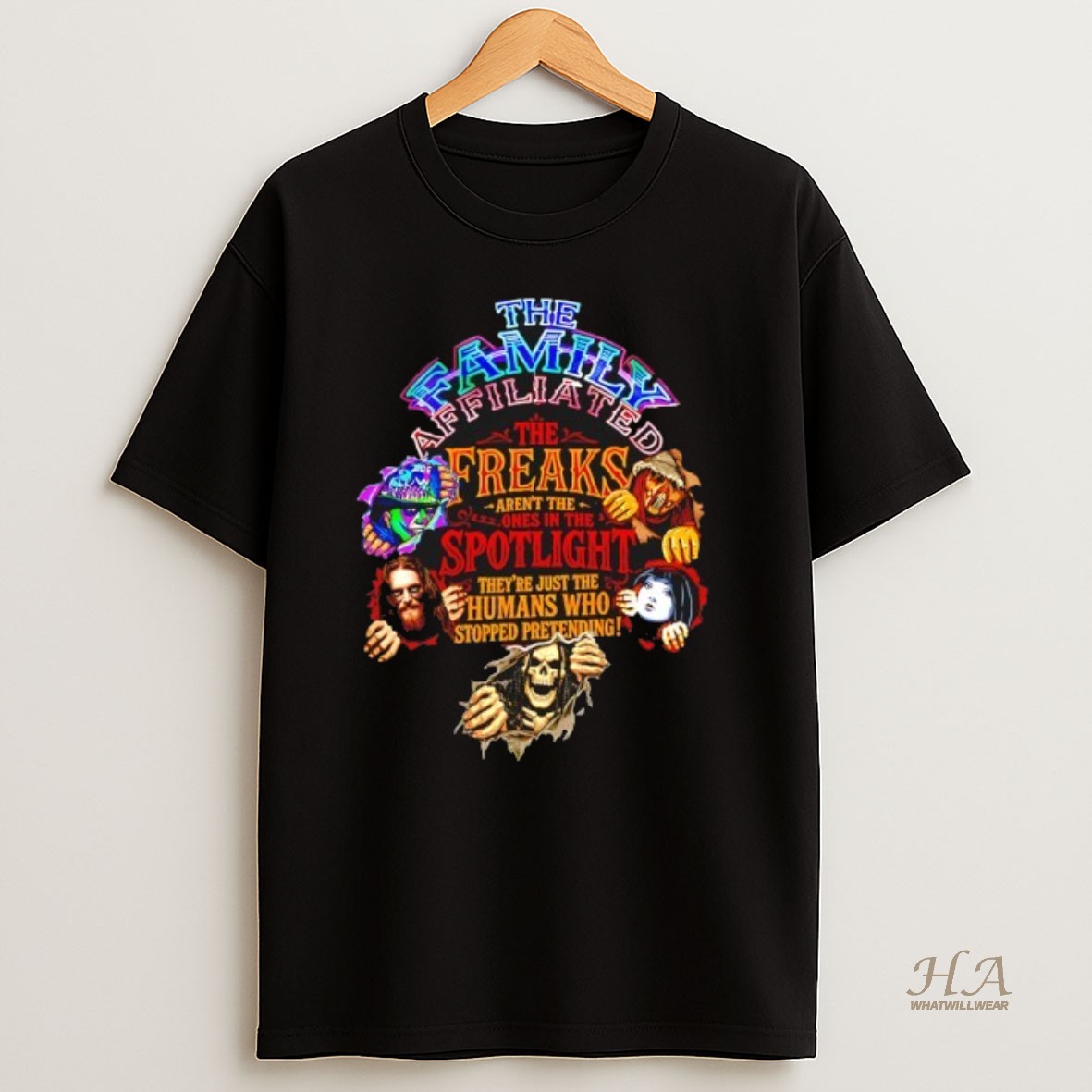 Official The Family Freaks Rika Wildlee T Shirt