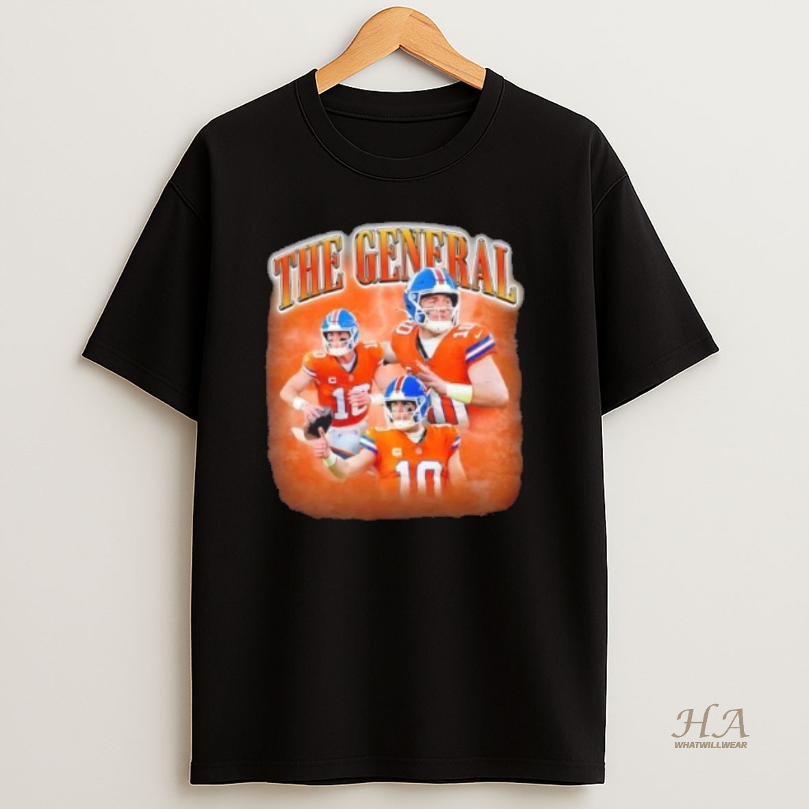 Official The General Bo Nix Denver Broncos Graphic T Shirt