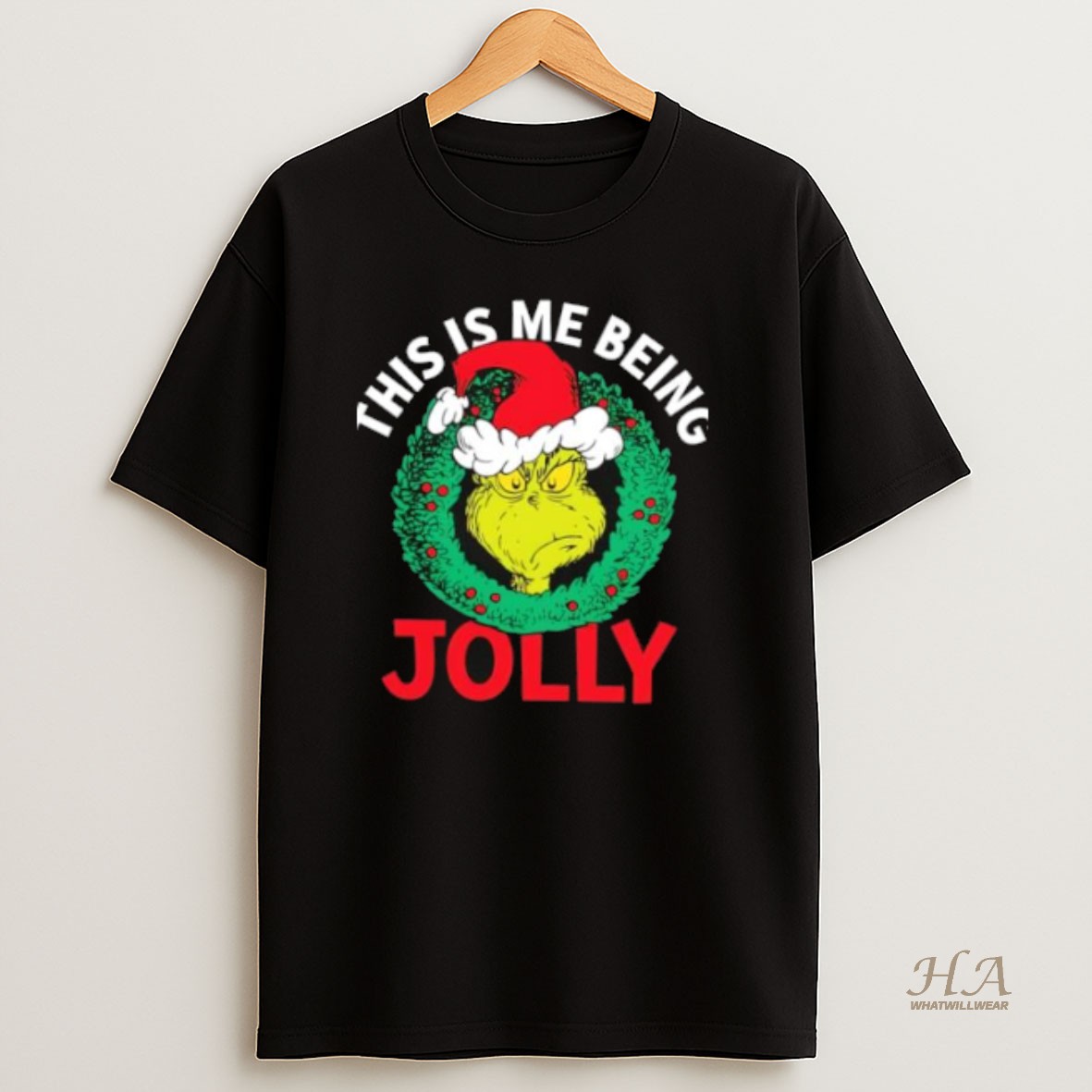 Official The Grinch This Is Me Being Jolly Christmas Stylish Shirt