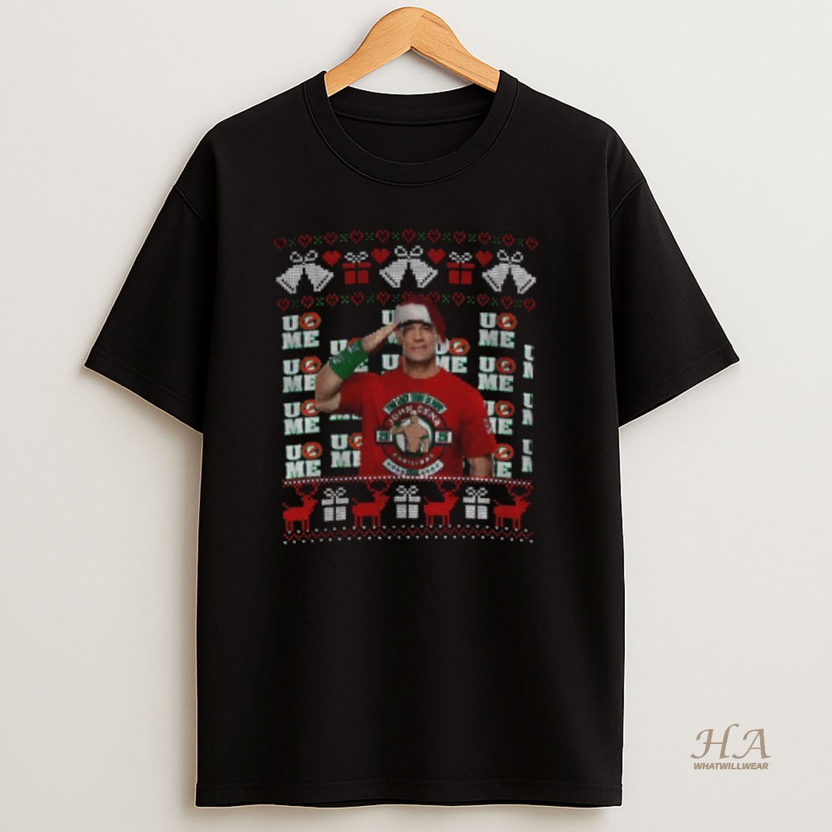 Official The Last Christmas Is Now John Cena Farewell Ugly Christmas T Shirt