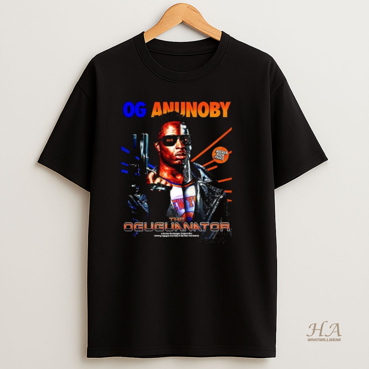 Official The Oguguanator Ogugua Anunoby New York Knicks The Terminator T Shirt