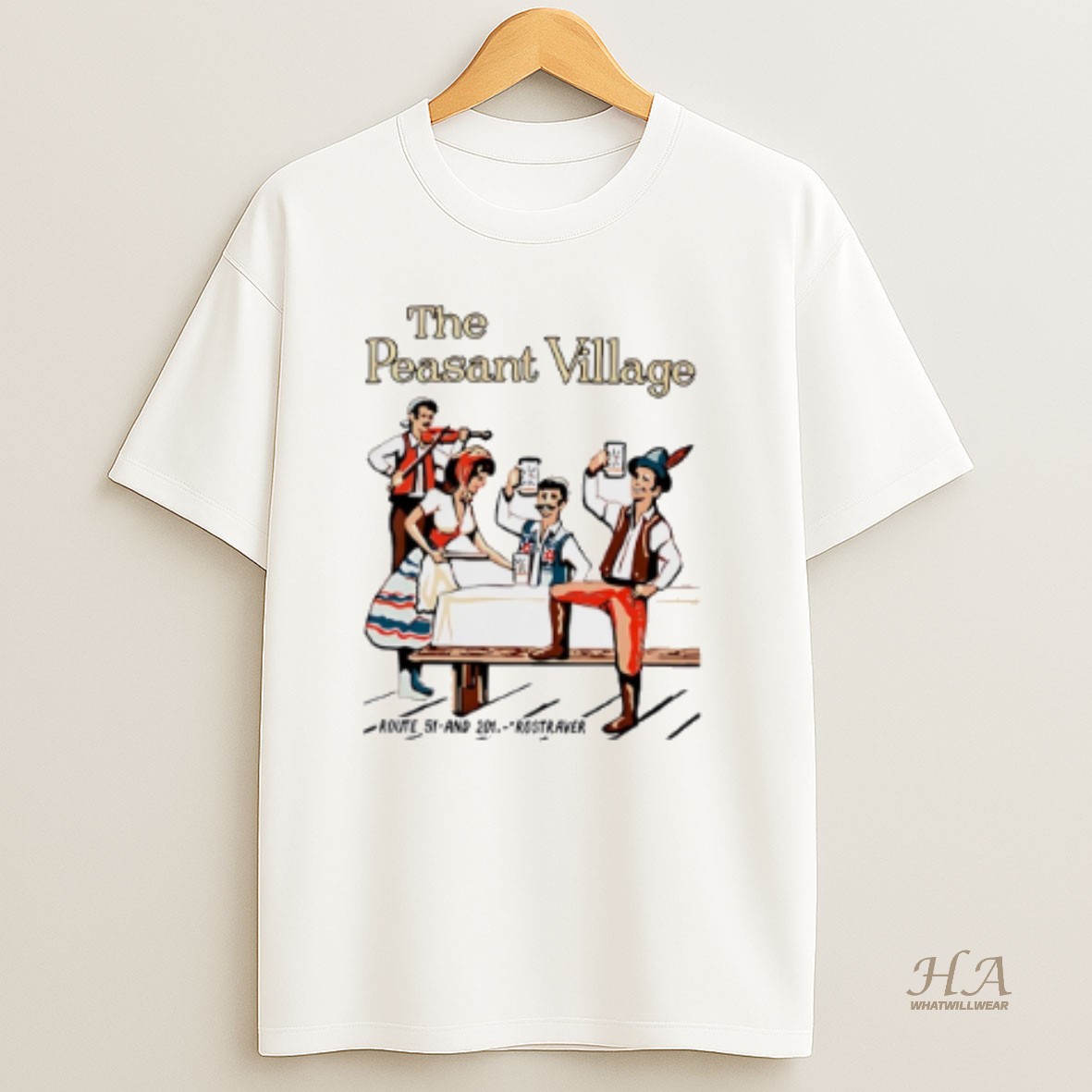 Official The Peasant Village Rostraver Pittsburgh T Shirt