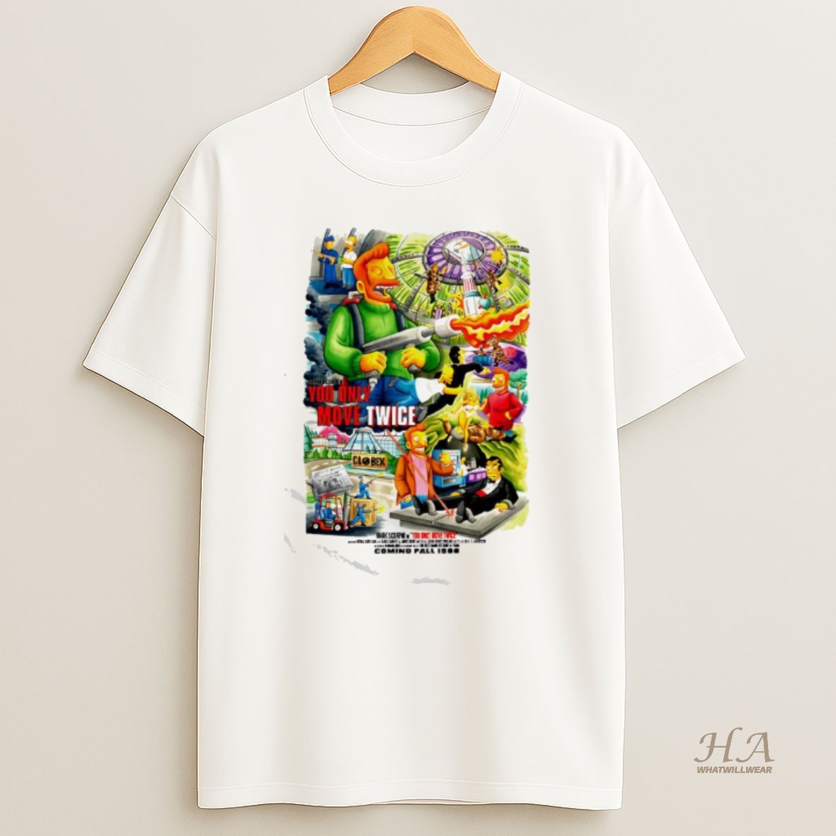 Official The Simpsons Episode You Only Move Twice Version Shirt