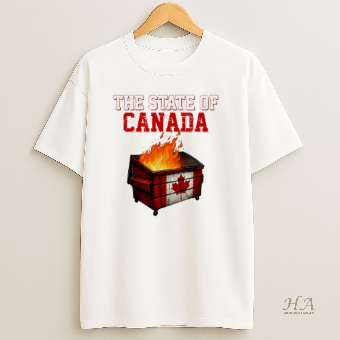 Official The State Of Canada Fire T Shirt