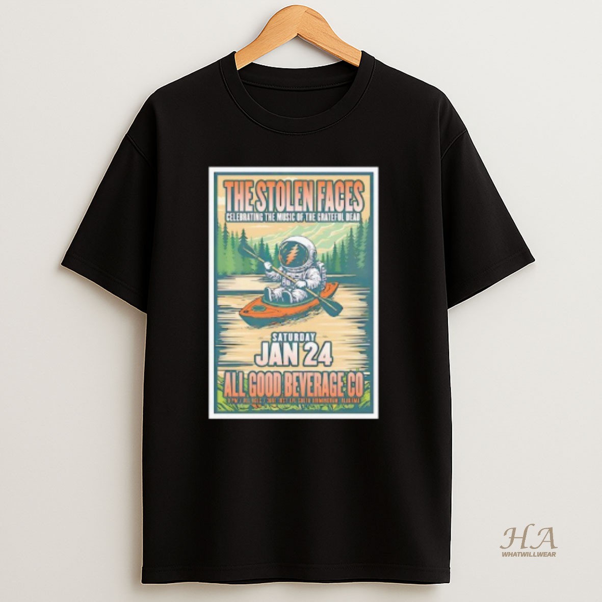 Official The Stolen Faces 1 24 2026 Birmingham Al T Shirt
