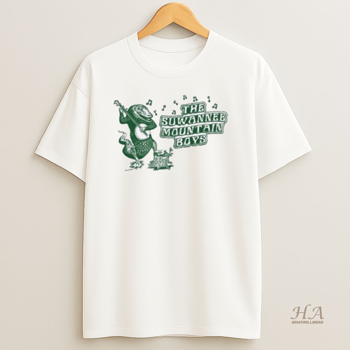 Official The Suwannee Mountain Boys Gator Banjo T Shirt