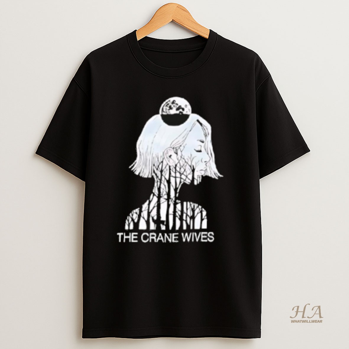 Official The Crane Wives Moon Girl T Shirt