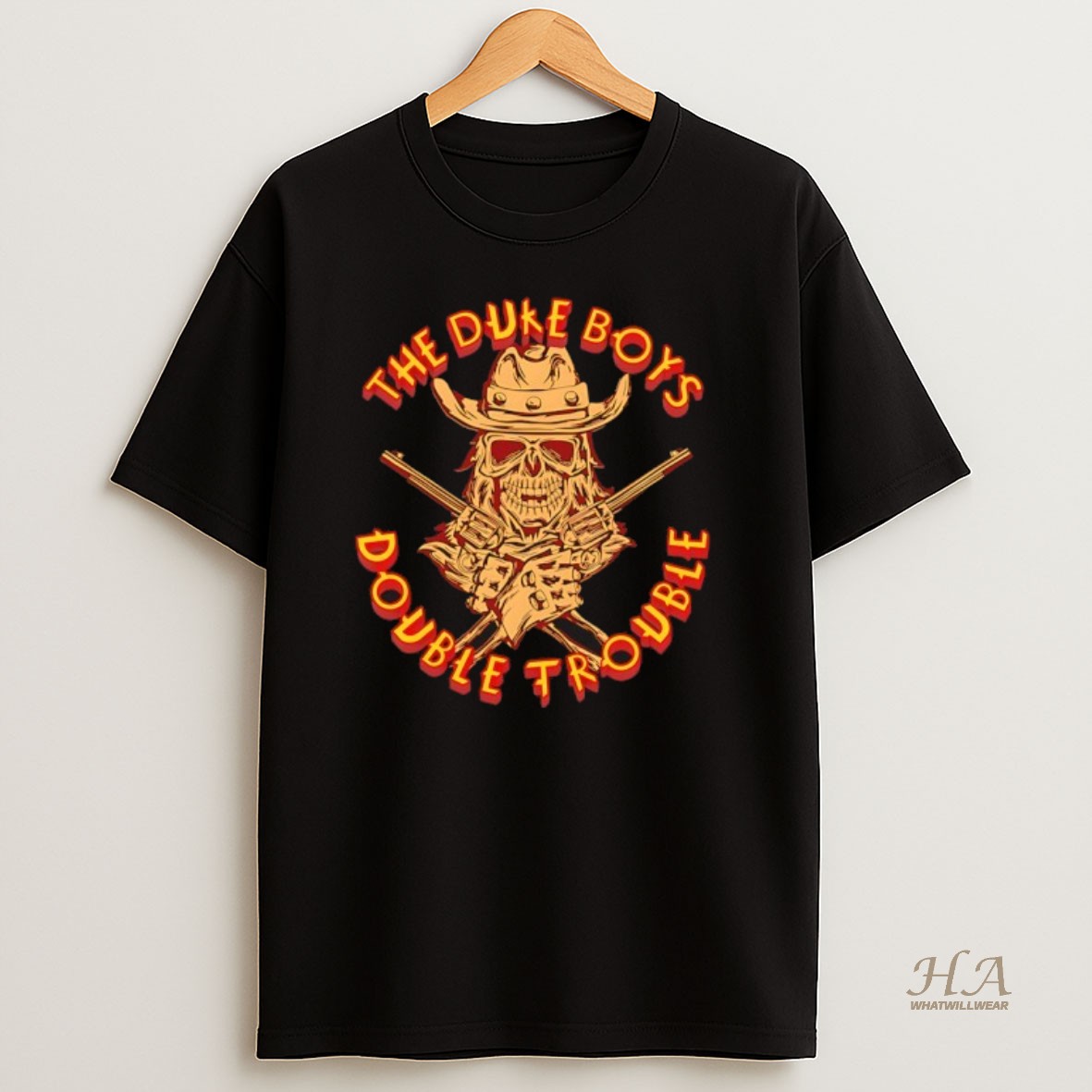 Official The Duke Boys Double Trouble T Shirt