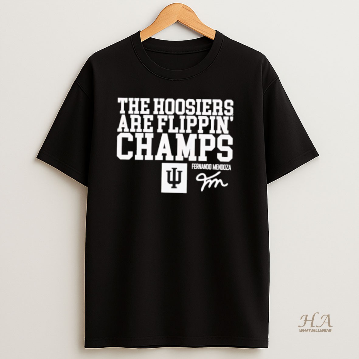 Official The Hoosiers Are Indiana Flippin Champs Shirt