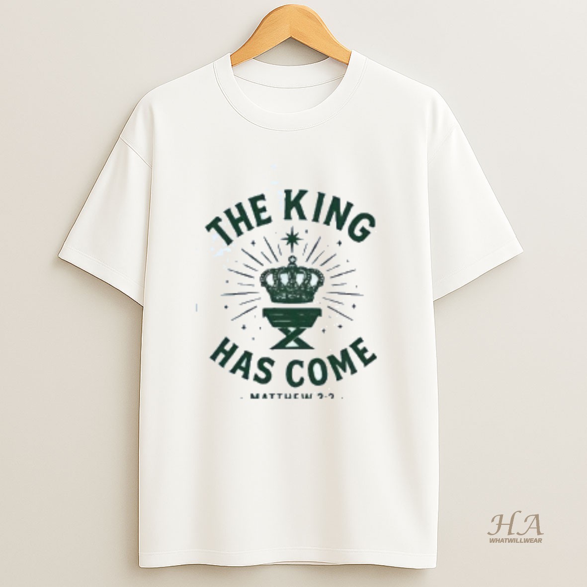 Official The King Has Come Matthew 2 2 T Shirt