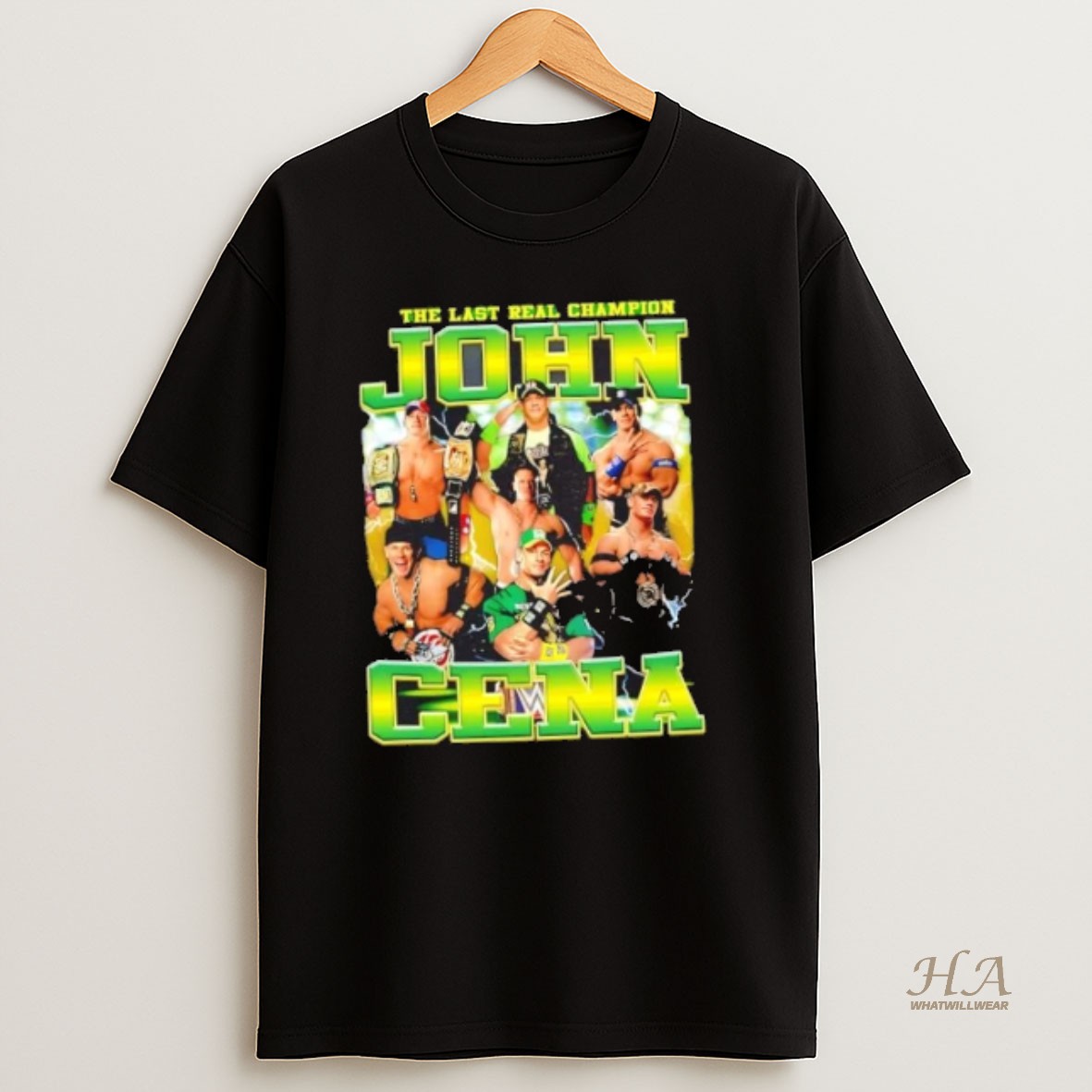 Official The Last Real Champion John Cena 2025 Graphic T Shirt