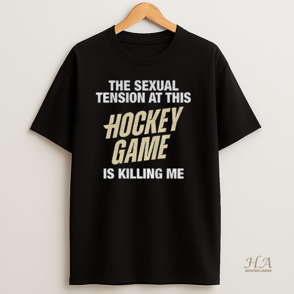 Official The Sexual Tension At This Hockey Game Is Killing Me T Shirt