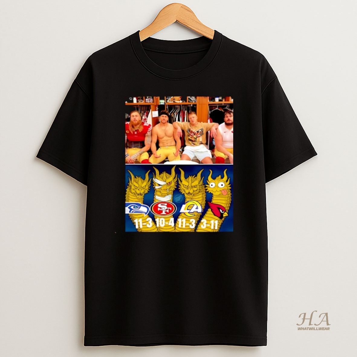 Official Thesfniners A Look At The Nfc West Christmas T Shirt