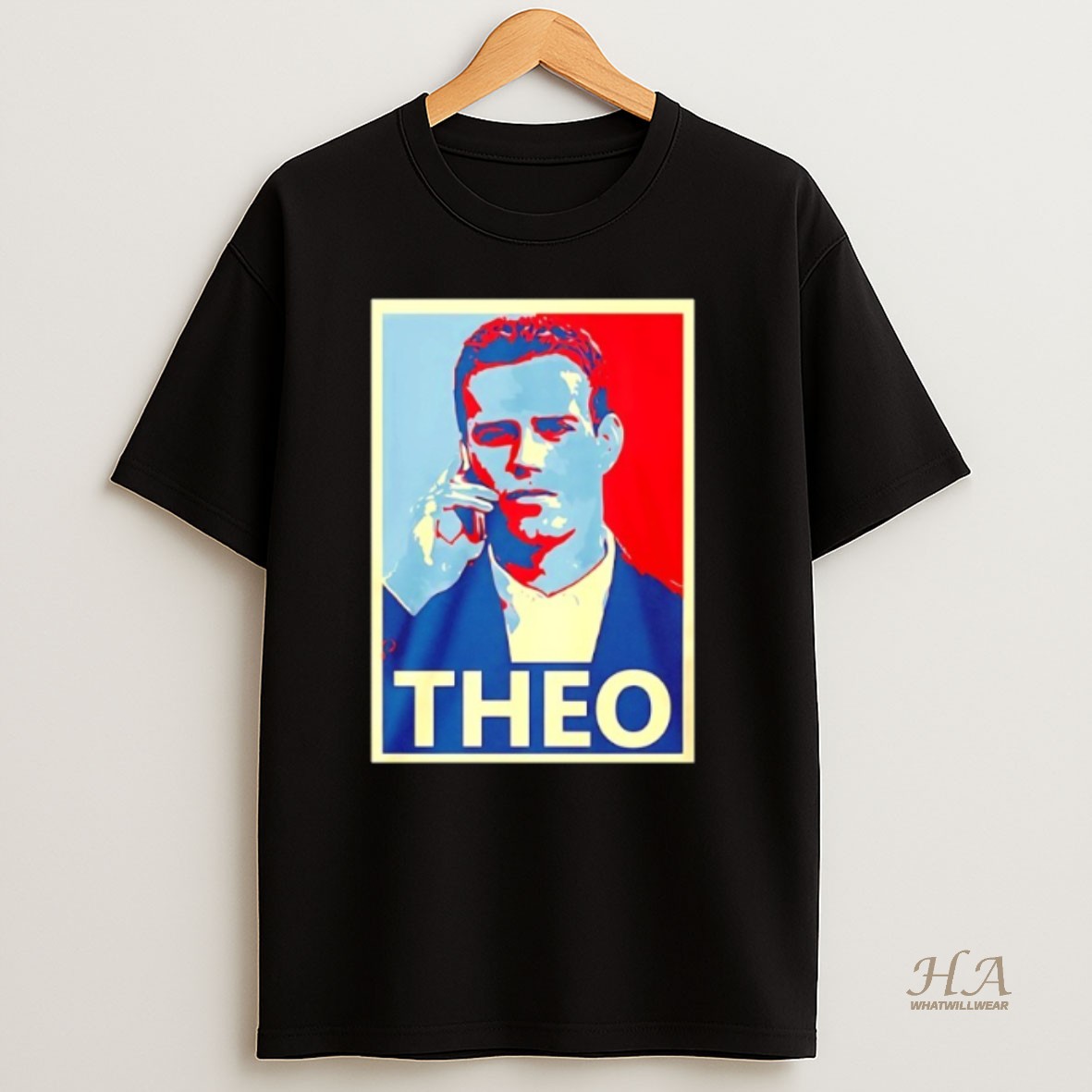 Official Theo Epstein In Action Signed Art Shirt