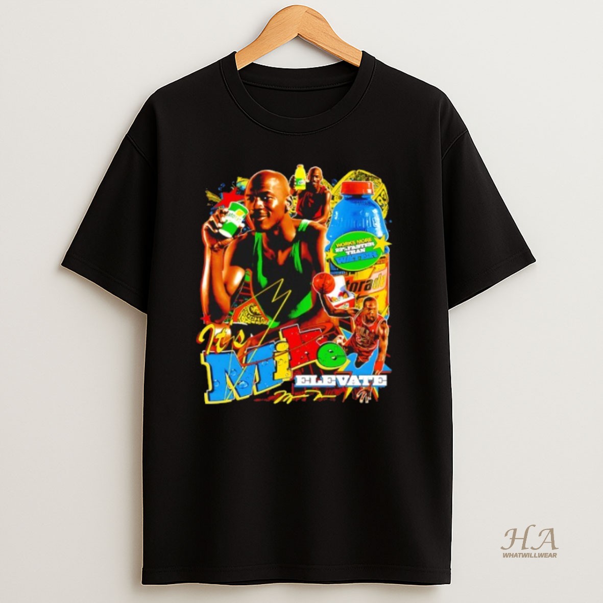 Official Thirst Like Mike Elevate Graphic T Shirt