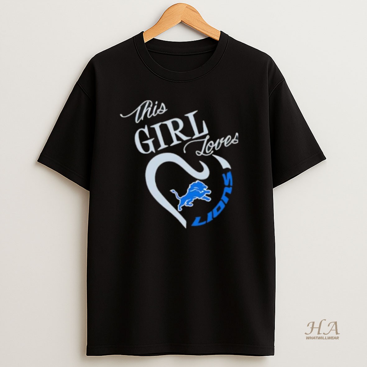 Official This Girl Loves Detroit Lions Stylish Shirt