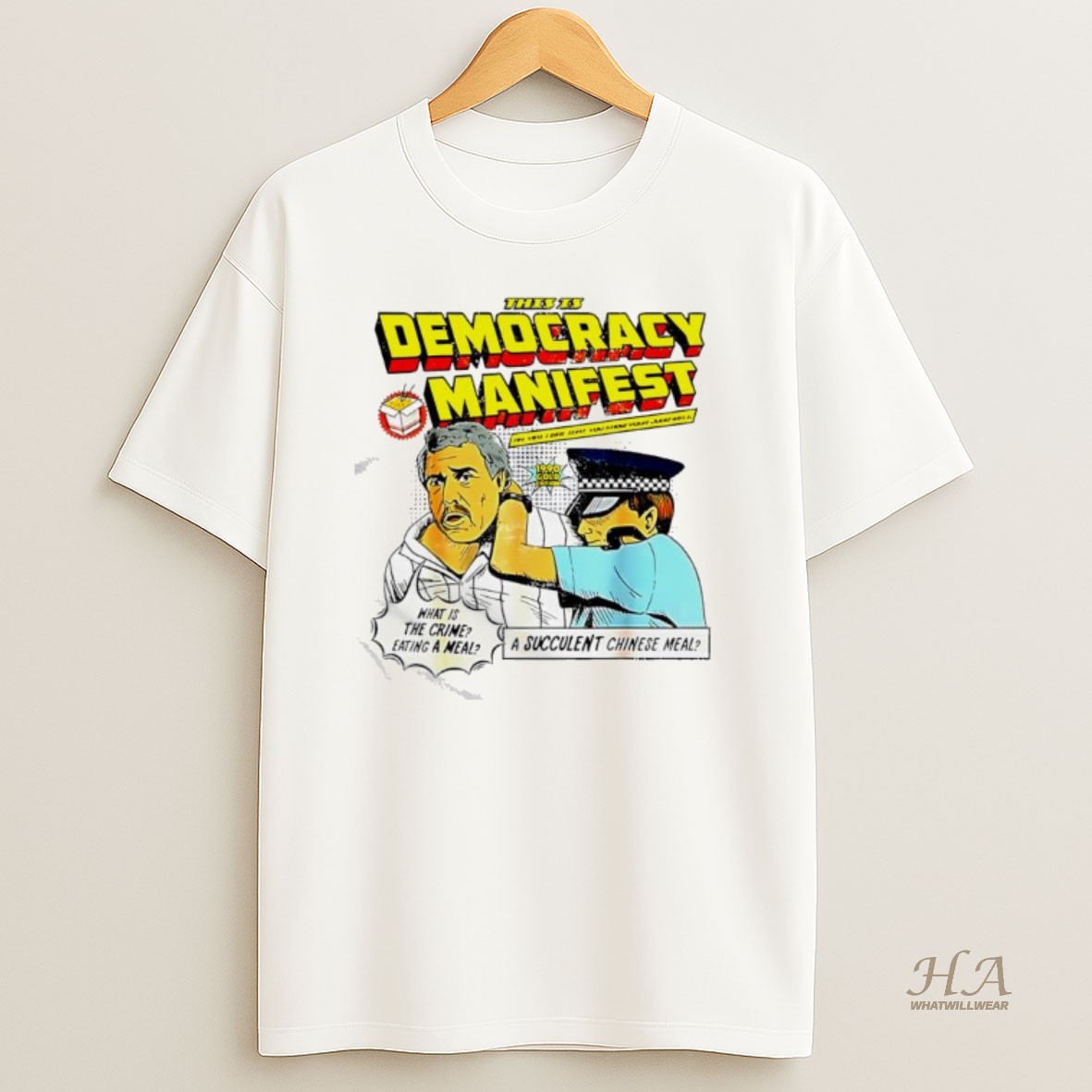 Official This Is Democracy Manifest Dhaey Graphic T Shirt