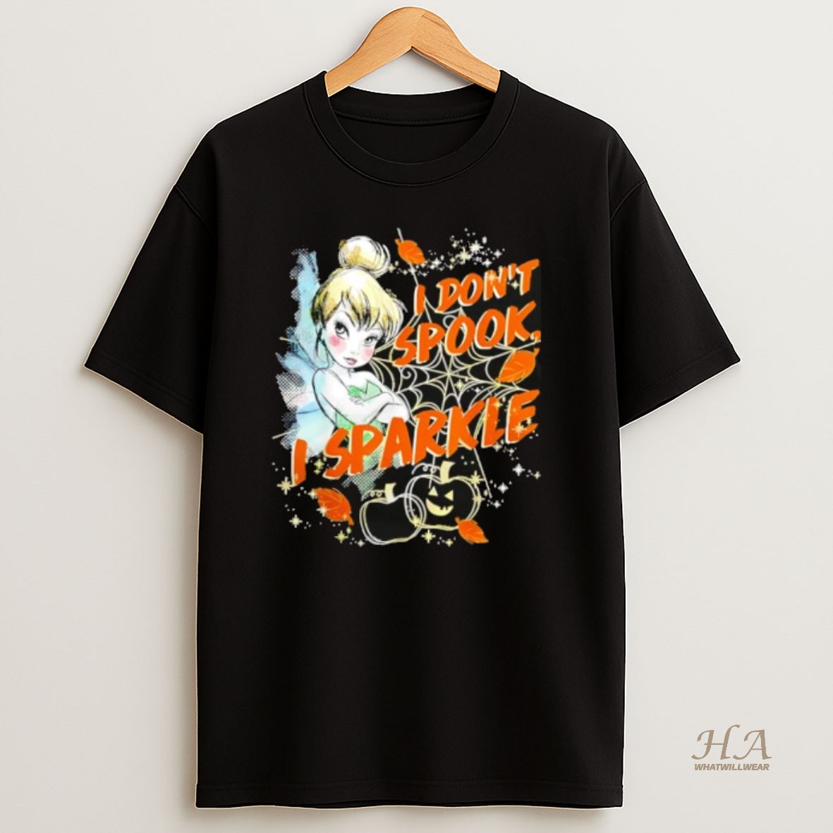Official Tinker Bell I Dont Spook I Sparkle T Shirt