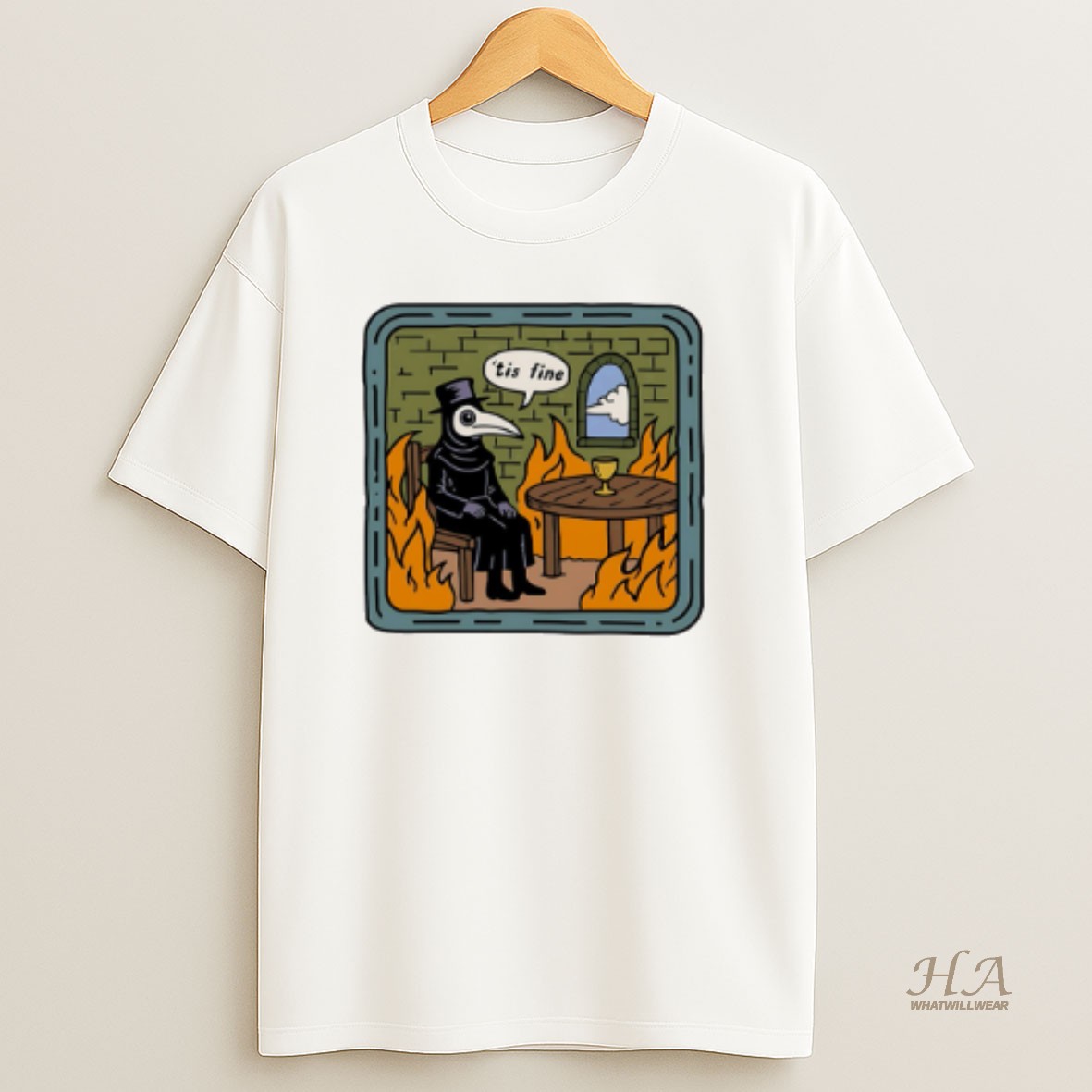 Official Tis Fine Medieval Meme T Shirt