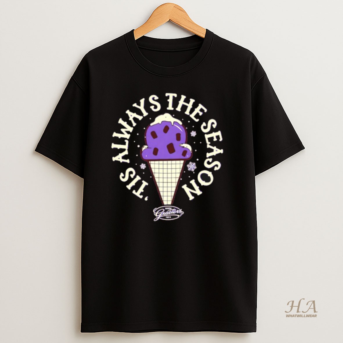 Official Tis Always The Season For Graeters Ice Cream T Shirt