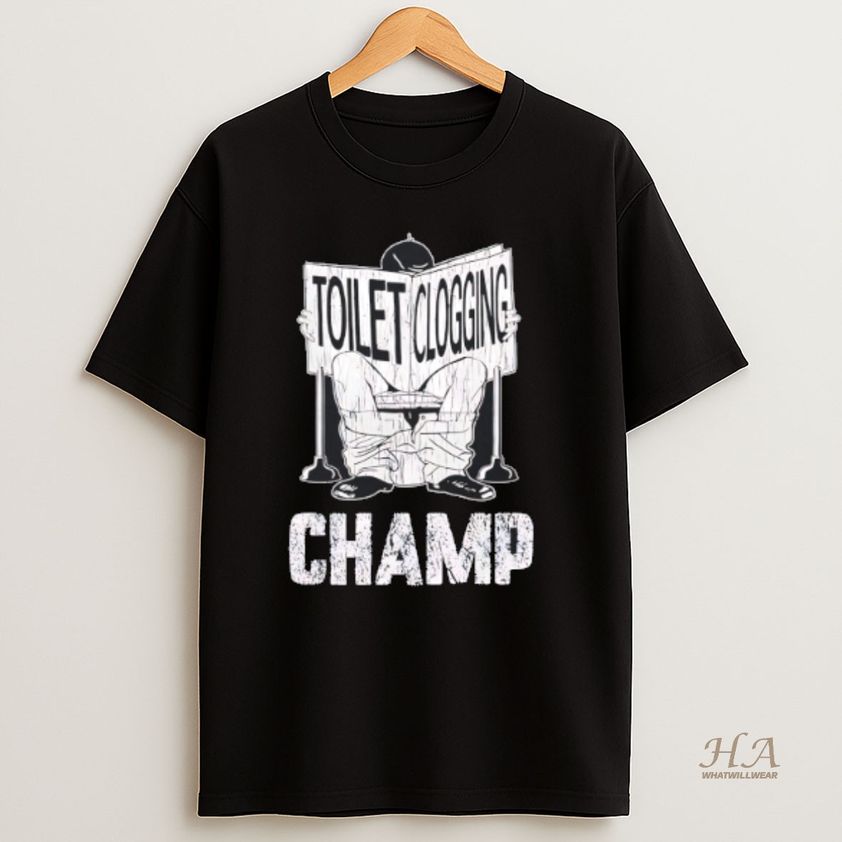 Official Toilet Clogging Champ Shirt