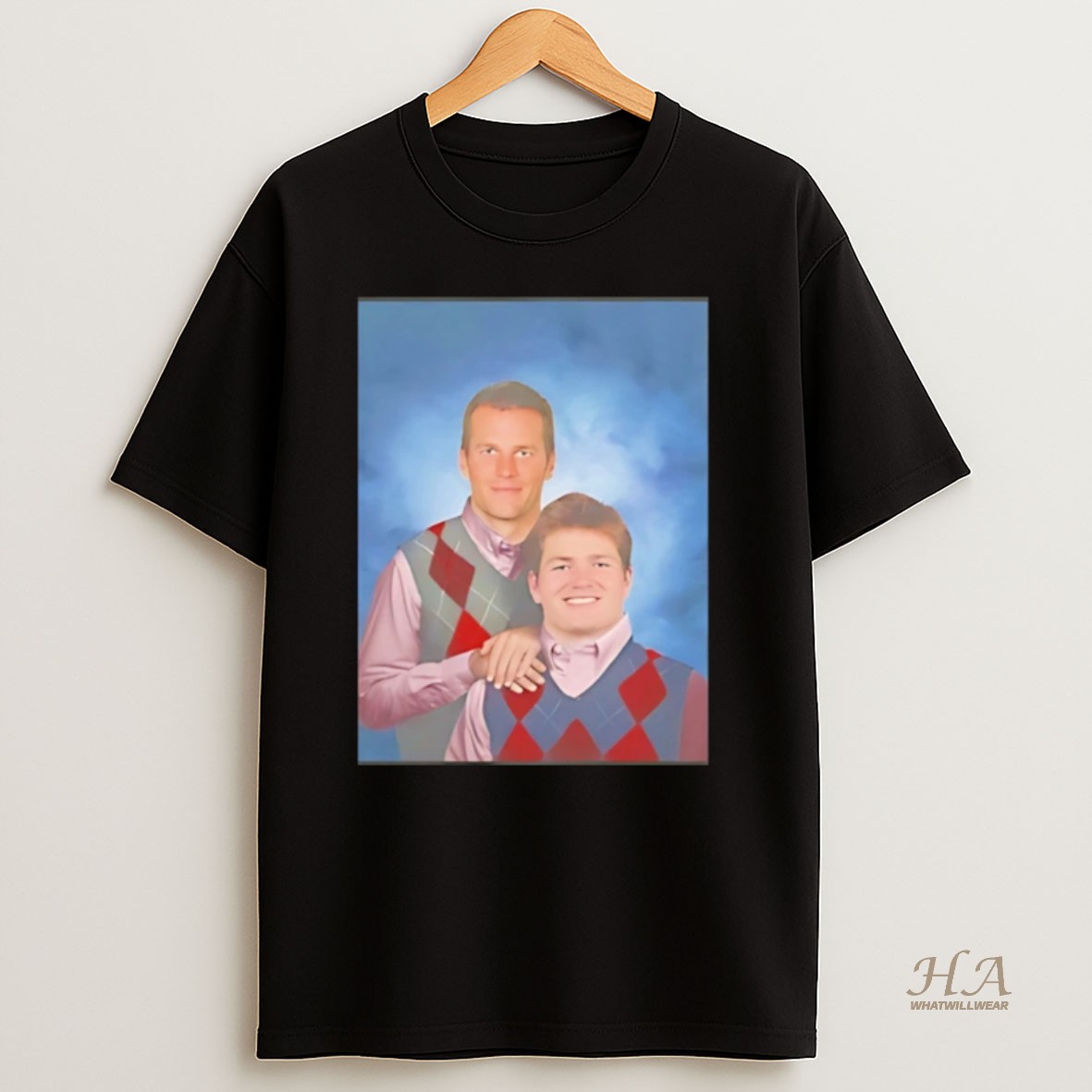 Official Tom Brady And Drake Maye Step Brothers Christmas T Shirt