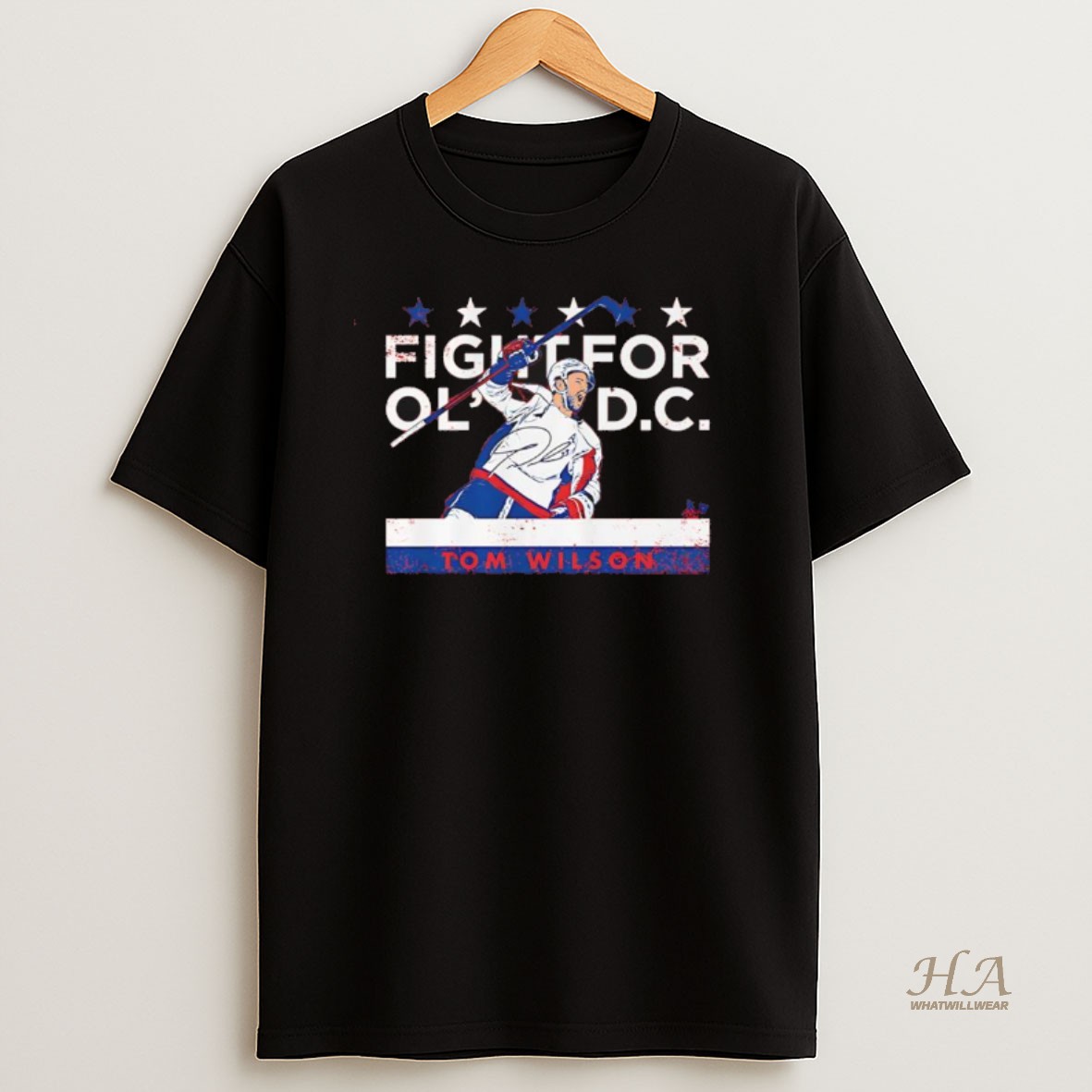 Official Tom Wilson Fight For Old Dc T Shirt