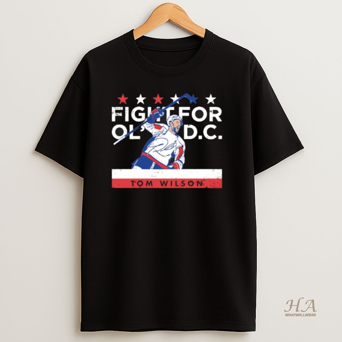 Official Tom Wilson Washington Capitals Fight For Old Dc Signature T Shirt