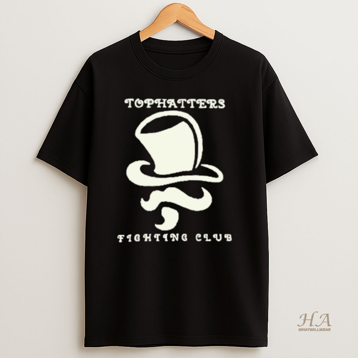 Official Tophatters Fighting Club Retro T Shirt