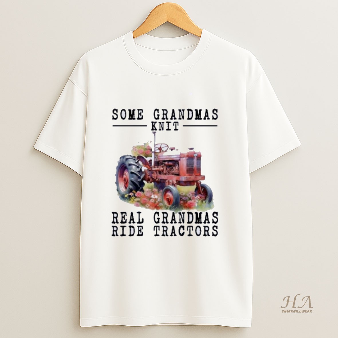 Official Tractor Some Grandmas Knit Real Grandmas T Shirt