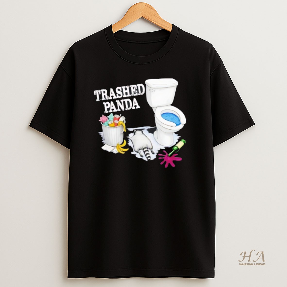 Official Trashed Panda Funny Drunk Raccoon Shirt
