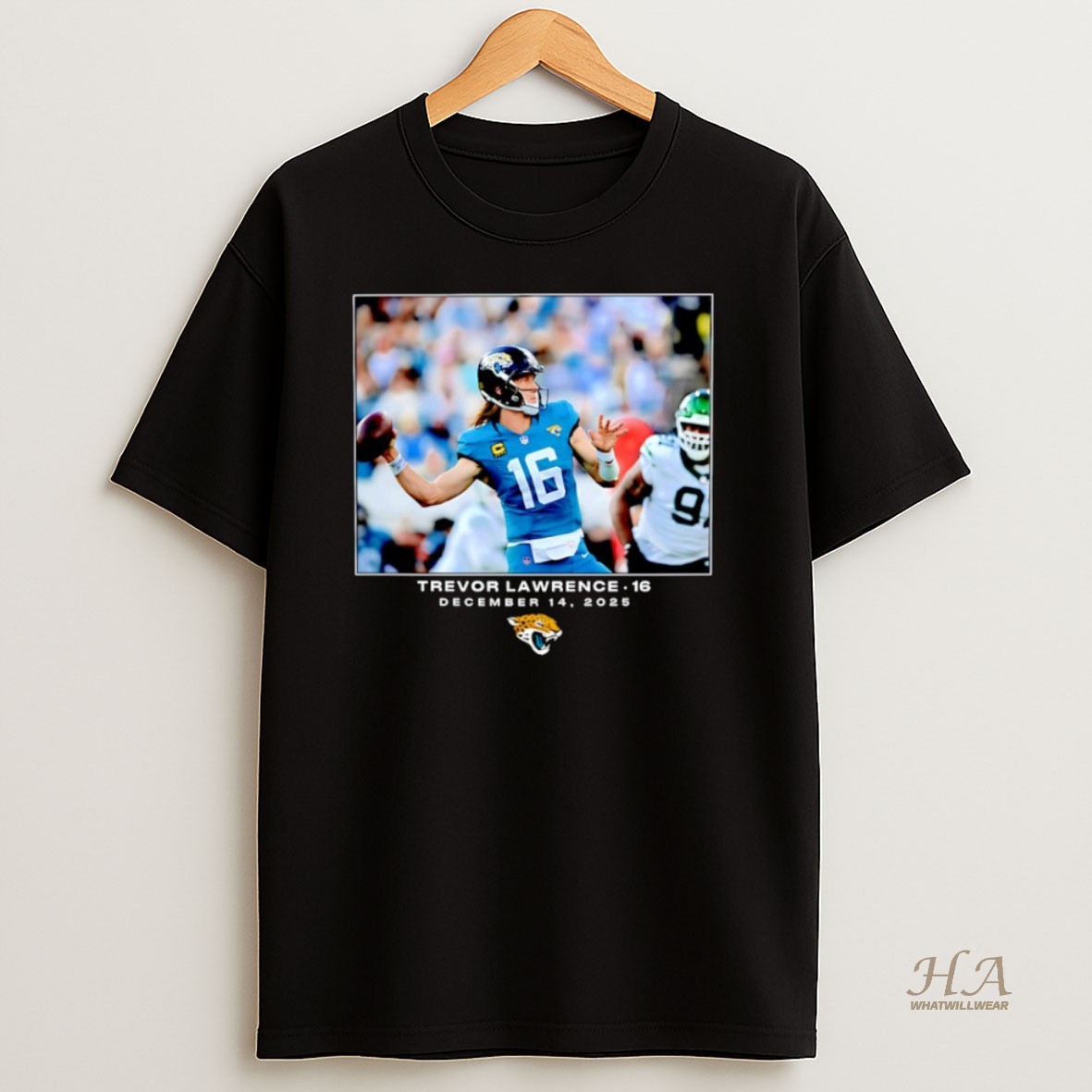 Official Trevor Lawrence Jacksonville Jaguars Nfl Flash Features Week 15 Photo T Shirt