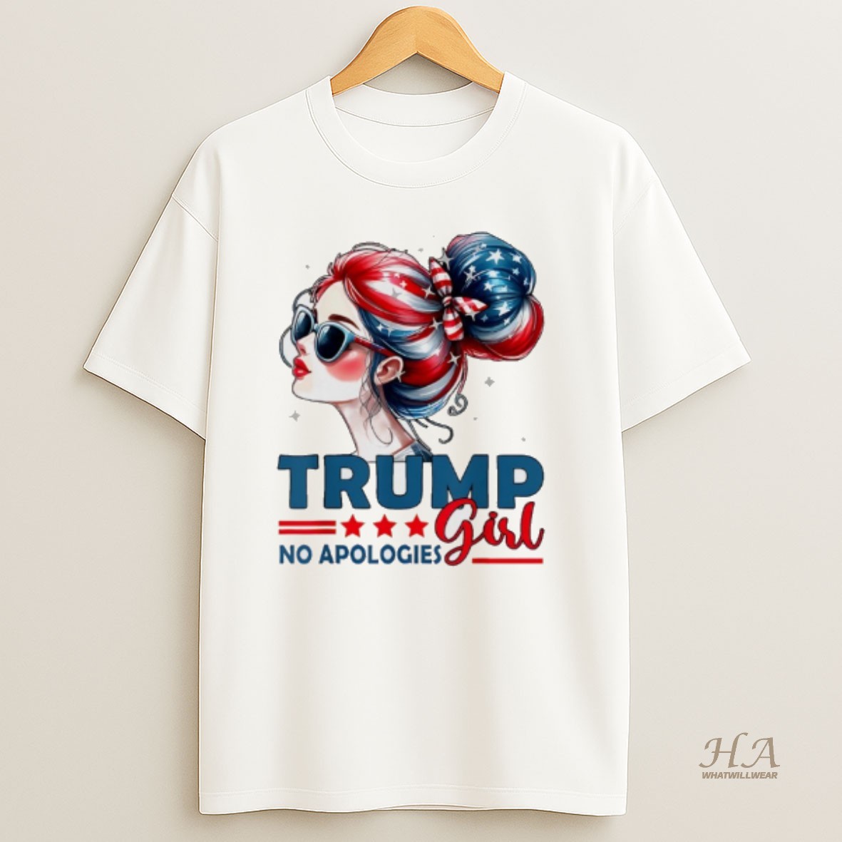 Official Trump Maga 2025 Girl No Apologies T Shirt