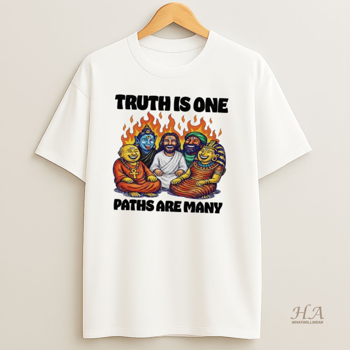 Official Truth Is On Paths Are Many Shirt
