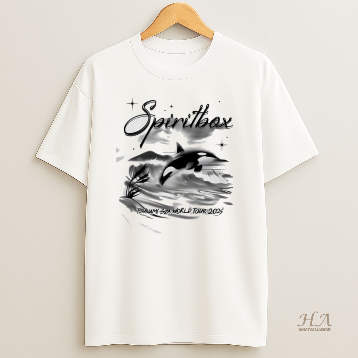 Official Tsunamisea Airbrush Orca T Shirt