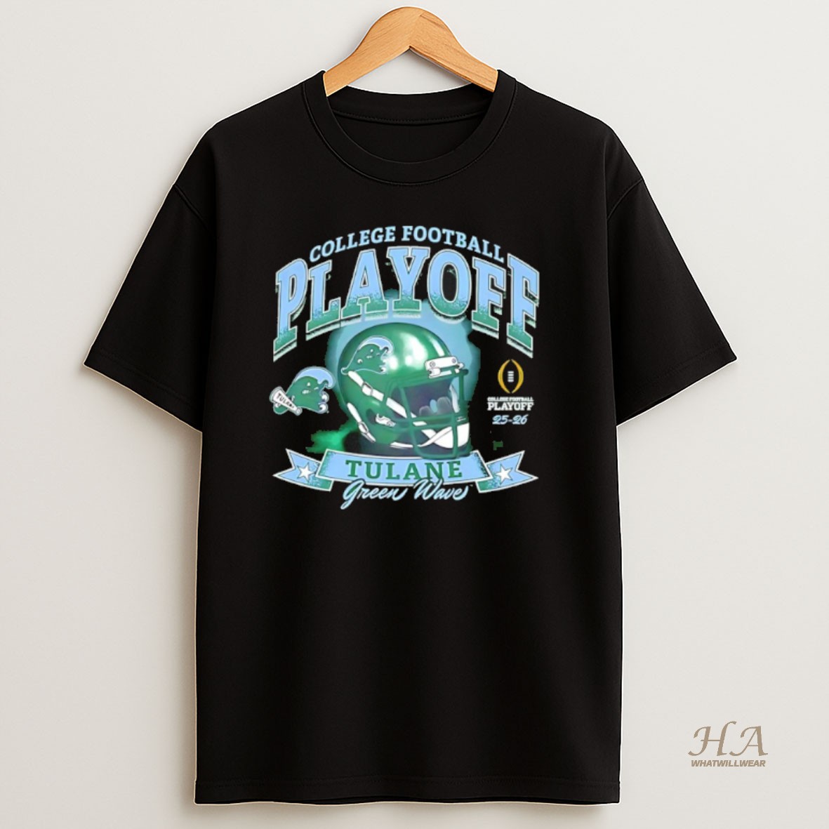 Official Tulane Green Wave 2025 26 College Football Playoff Participant Shirt