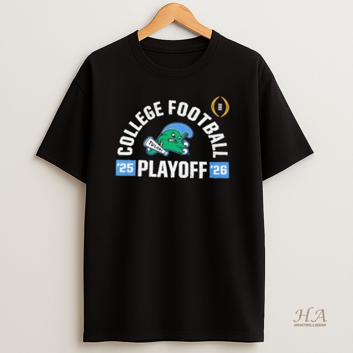 Official Tulane Green Wave 2025 26 College Football Playoff Touchdown Glory T Shirt