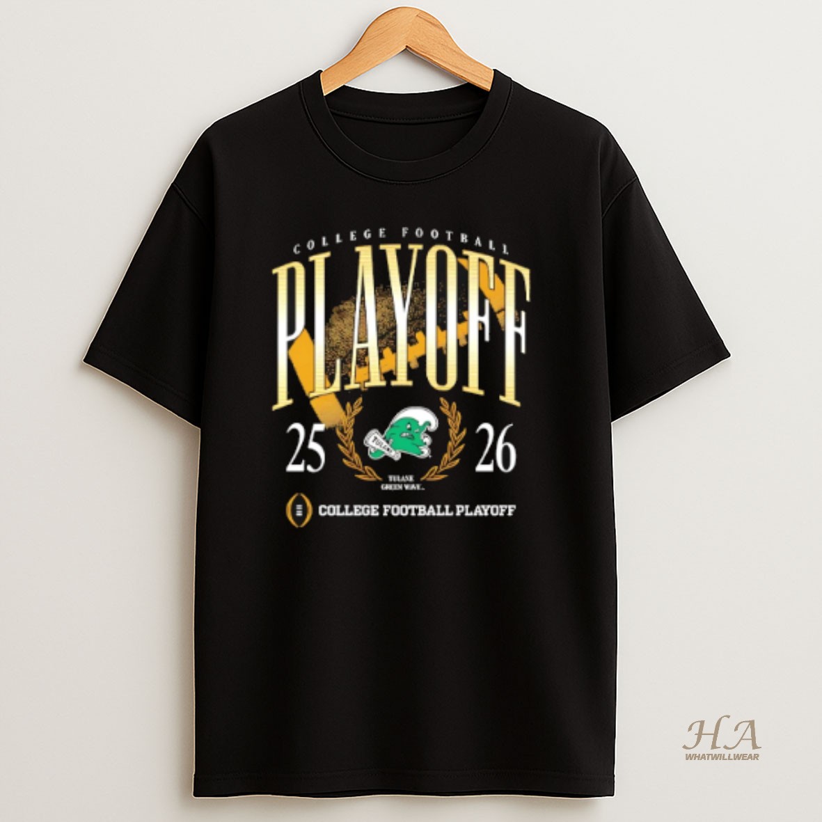 Official Tulane Green Wave 25 26 College Football Playoff T Shirt