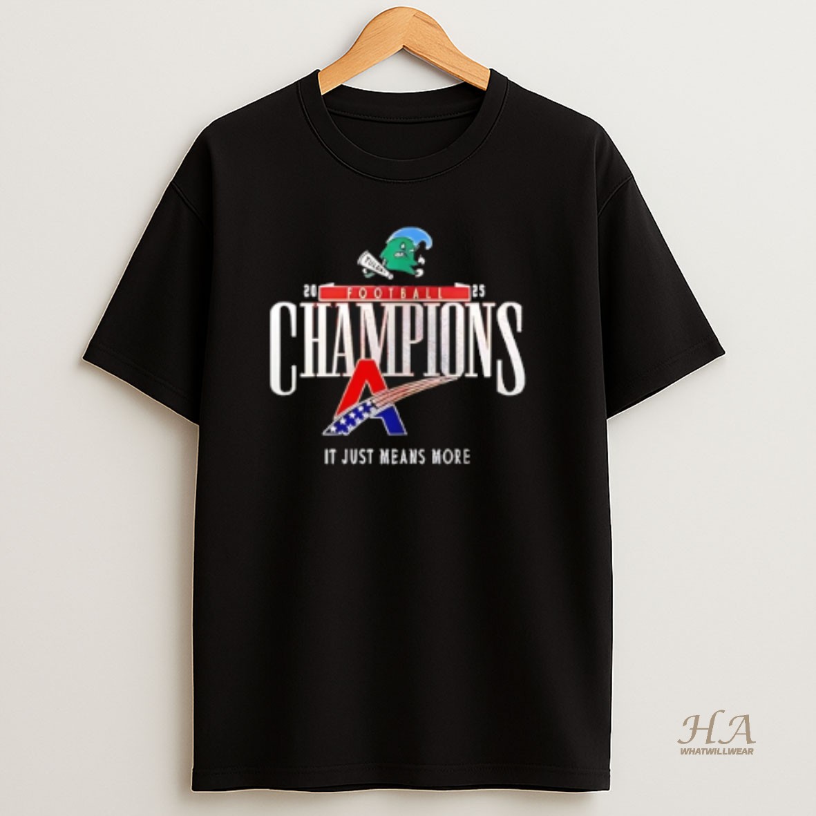 Official Tulane Green Wave American Conference Champions It Just Means More Logo Shirt