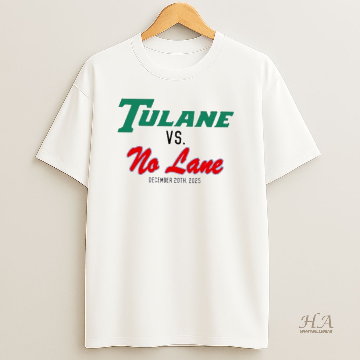Official Tulane Green Wave Vs T Shirt